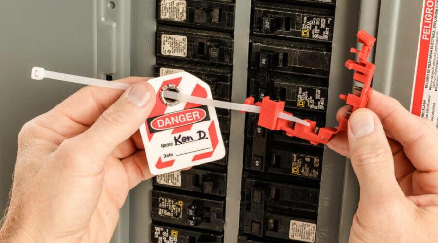 Onderhoudswerken lockout tagout