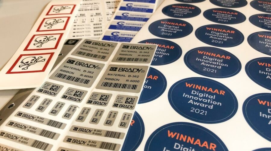 Labels stickers en etiketten