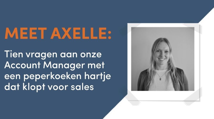 Axelle: accountmanager bij Goossaert