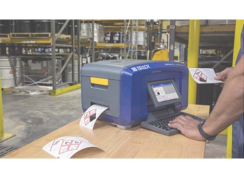 IndustriËle labelprinter voor signalisatie