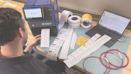 labels printen met de I7500 labelprinter Goossaert